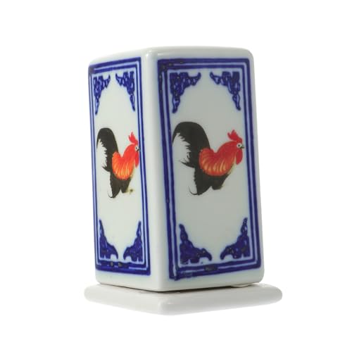 Cabilock 1Pc Toothpick Holder Stylish Blue Toothpick Dispenser for Home Decor with Capacity for Dining and Kitchen Use