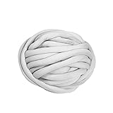 Grobes Garn, 500 g, dicke Garnkernfüllung, Baumwollkern, handgestrickt, maschinelung, Baumwollkern, handgestrickt, maschinenwaschbar, nicht haarwaschbar, grobes, weiches Garn (Farbe: 02) (7)