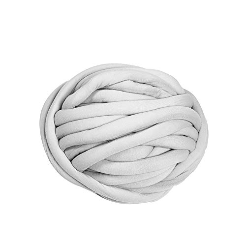 Grobes Garn, 500 g, dicke Garnkernfüllung, Baumwollkern, handgestrickt, maschinelung, Baumwollkern, handgestrickt, maschinenwaschbar, nicht haarwaschbar, grobes, weiches Garn (Farbe: 02) (7)
