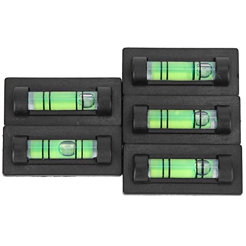 小型水準器、ミニ水準器5個、小型ポケットバブル測定レベル、水平垂直レベラー、配管測定用、木材