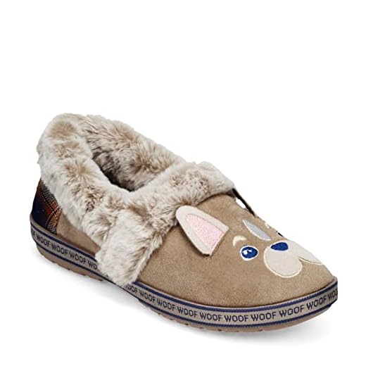 Skechers Women's 113482 Slipper, Taupe, 9