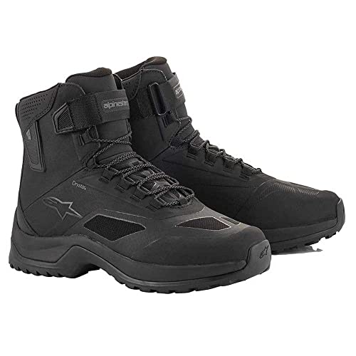 Chaussures de moto Alpinestars CR-6 Drystar en microfibre premium et mesh technique