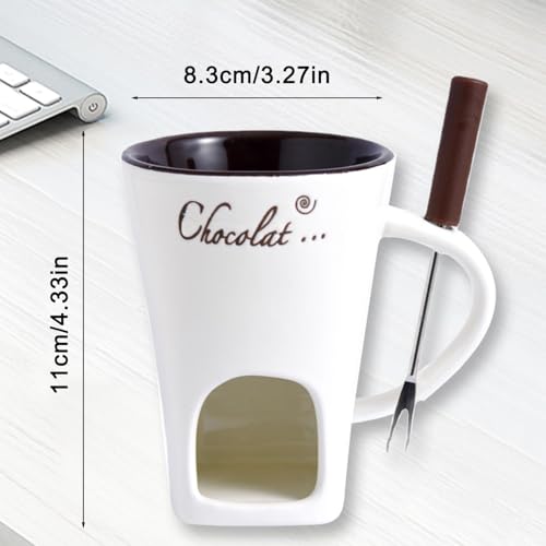 image for CZMSECAI Sweet Fondue Cup for Date Night and More - Chocolate Melting 