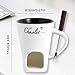 Chocolate Fondue Mugs Contain Fondue Bliss Cup & Forks, Chocolate Melting Cup, Mini Chocolate Fondue Set Without Tealights, Fondue Cups With Forks For Date Night Birthday Wedding Gifts (White)