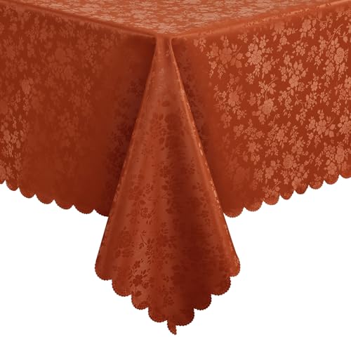 Image of Smiry Rectangle Waterproof Heavy Duty Vinyl Tablecloths, 60 x 84 Inch