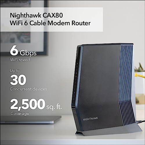 Netgear CAX80-100NAS Nighthawk Cable Modem thumb #1