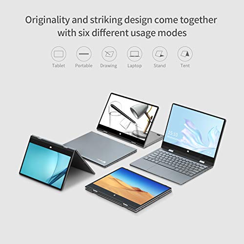 BMAX 2 in 1 Convertible Laptop, 11.6" FHD (1920 X 1080) IPS Touchscreen, Intel Quad-Core Celeron N4120, 8GB DDR4, 256GB SATA SSD, Expandable 1TB SSD, Windows 10, Type-C, HDMI, All-Metal Body cheap gaming laptop under 300, gaming laptop under 300, gaming laptops under 300, , Bmax 2 in 1, Y11