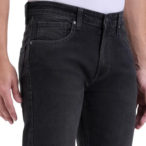 Image of Pepe Jeans Men's Straight Fit Jeans|Mid Rise |Stretchable Fabric| Jeans for Men | Available in Plus Size