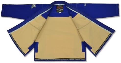 Ring to Cage Built in Rash Guard Brazilian Jiu Jitsu BJJ Gi Kimono Jacket Only - Blue