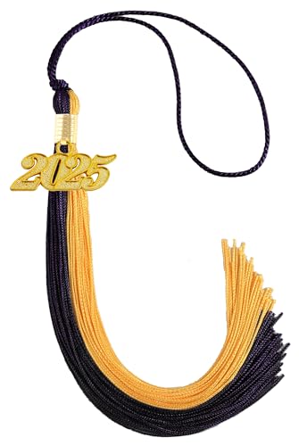 Image of 2025 Tassel Graduation, Black and Gold Tassel 2025