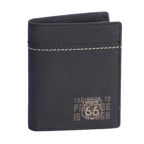 Route 66 - Carteras para Hombre - Cartera Hombre con Monedero- Cartera Tarjetero Hombre - Cartera Piel Hombre con RFID Hombres - Cartera Hombre Piel, Miguel