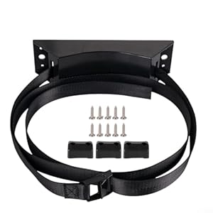 ZMdooreasy Gaszylinder-Befestigungsgurt Schwarz 2m