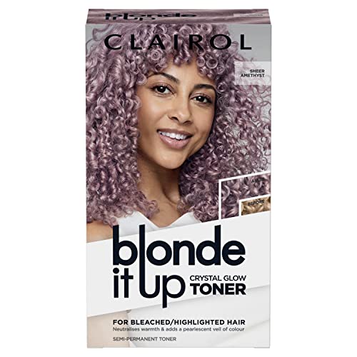 Clairol Blonde It Up Crystal Glow Toner Kit - Sheer Amethyst, 135 ml (Pack of 1)