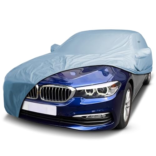 Image of iCarCover Premium Car Cover for 1986-2016 BMW M5 Heavy Duty Waterproof All-Weather Automobiles Custom Fit Indoor Outdoor UV Snow Protection Covers with Straps and Bag