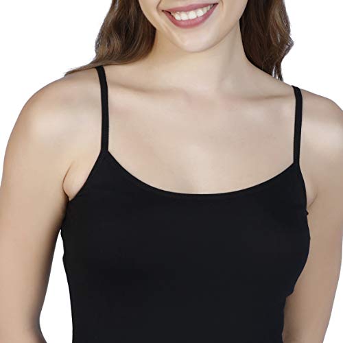 Image of Amante White Women Spaghetti Strap Modal Camisole