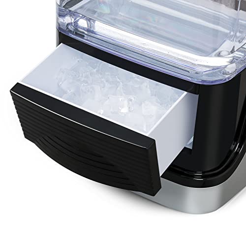 Klarstein 2.5L Compact Ice Maker Machine for Home & Kitchen, Rapid Operation, 15 kg of Small & Large Crystal Ice, Safety Alerts, Self-Cleaning Countertop Ice Cube Maker - Image 5