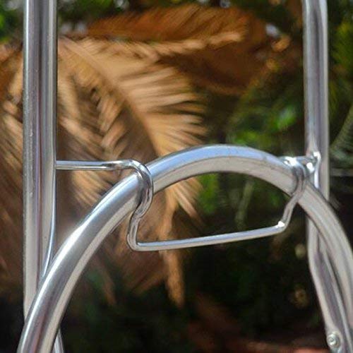 SENWEI Multifunktions-Einkaufstrolley, leicht, Aluminiumlegierung, zusammenklappbar, 2 Räder, doppeltes Kugellager… – Bild 5