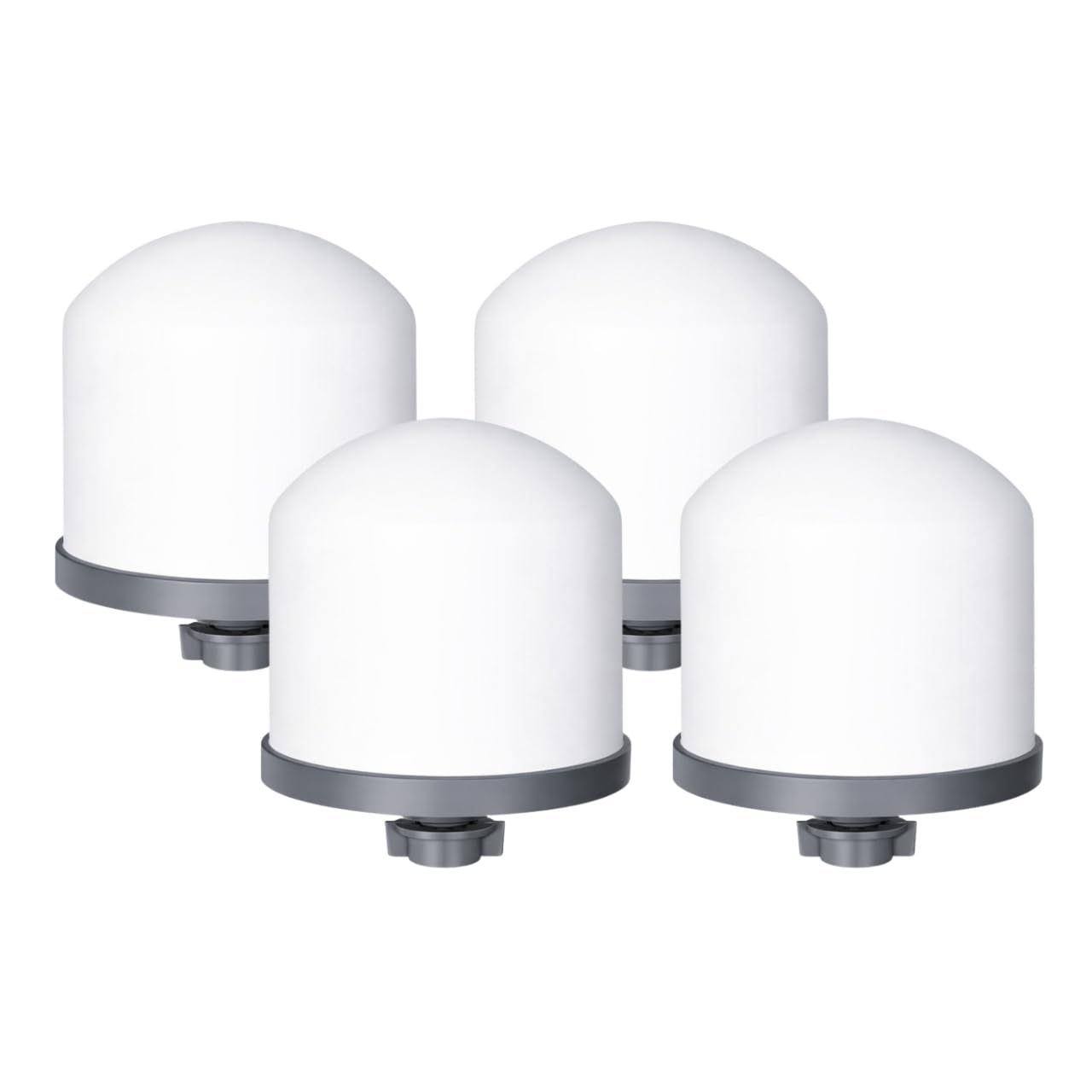 Nispira Cartucho de filtro de agua de cúpula de cerámica compatible con sistema de purificación portátil de agua Zen, agua máxima, enfriador de agua cubos para el hogar encimera. 4 paquetes