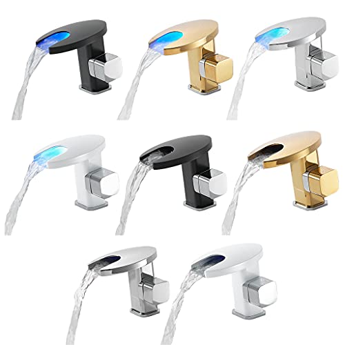 Robinet LED à induction cascade pour éviter les brûlures d'eau chaude - 2
