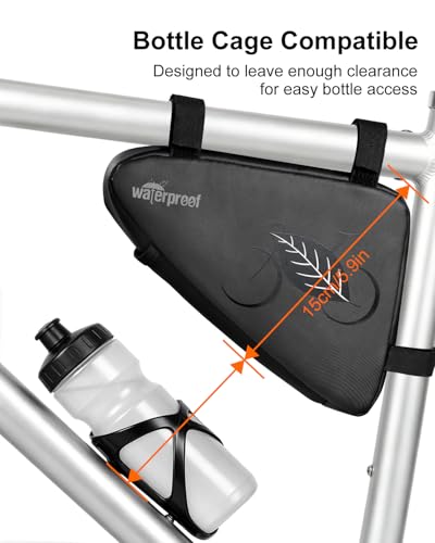 NDakter 2L Waterproof Triangle Frame Storage Bag