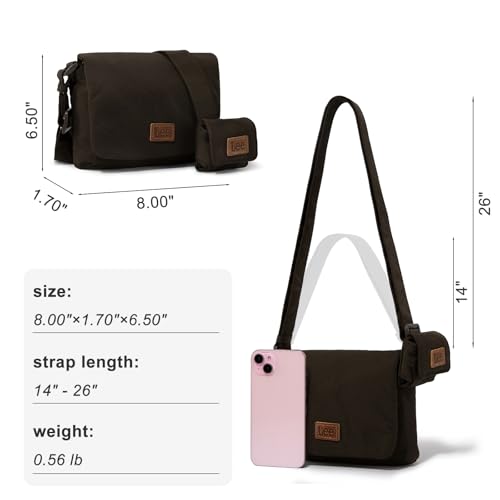 Image of Lee Small Crossbody Bags for Women, Lightweight Mini Shoulder Bags for Women Going Out Purse, Casual Bag with Earphone Pouch