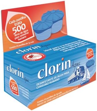 Pastilhas Concentradas p/Higienizar 500L em Caixas D'água e Reser...