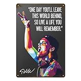Avicii Quotes Metal Tin Sign Poster 8”×12” Painting Sign Funny Wall Vintage Art Decor Retro Plaque For Home Bar Pub Club Cafe Decoration