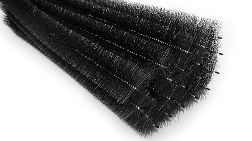 Forega - Lot de 30 brosses de gouttière de 36 m - 120 cm - Diamètre:12 cm | Protection des Feuilles | Protection Contre Les martres, gouttière |...