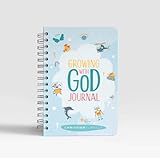 Growing with God Kid’s Journal | Kid Friendly Design | Spiral Bound, 196 Pages, 5'x8.5' | Devotional For Kids, Daily Prayer Journal