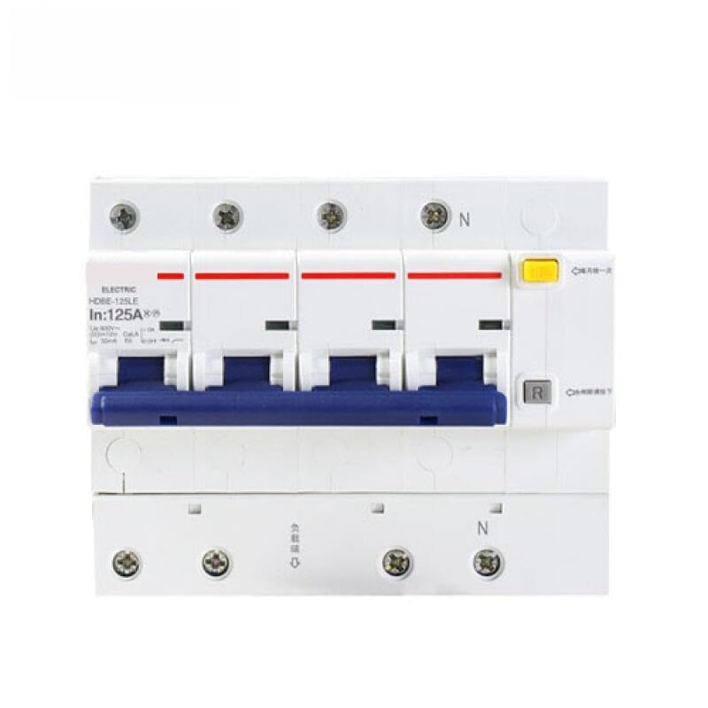 Disjoncteur HDBE-125LE 4P 80A évite les coupures de courant