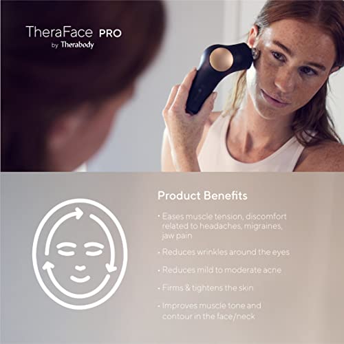 Theraface Pro - Handheld Facial Massage Device - Compact Electric Face And Skin Care Therapy Tool - 8-In-1 Treatment With Microcurrent And Led Light Therapy Rings For Ultimate Personal Beauty, White #TOP7