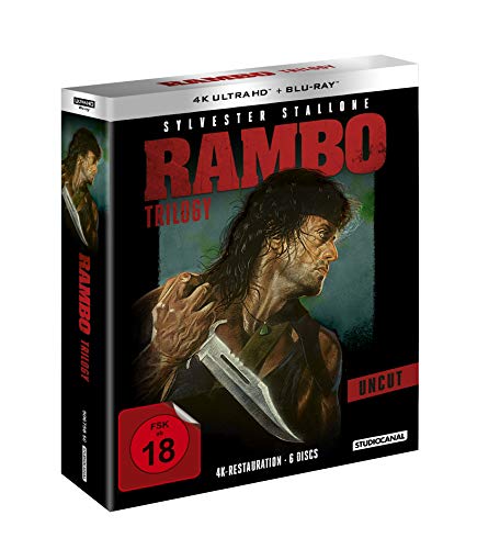 Rambo Trilogie (Uncut) – 4K Blu-ray (UHD + Blu-ray Disc)