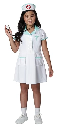 Disfraz de enfermera para niñas talla XS miniatura 1