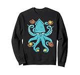 Softball Frauen Softball Teen Mädchen Octopus Softball Sweatshirt