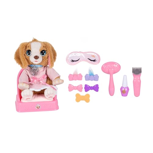 Disney Princesas – Kit de Belleza para Mascotas, Set Interactivo de Juguetes, hasta 8 Accesorios, Licencia Oficial Jakks Pacific