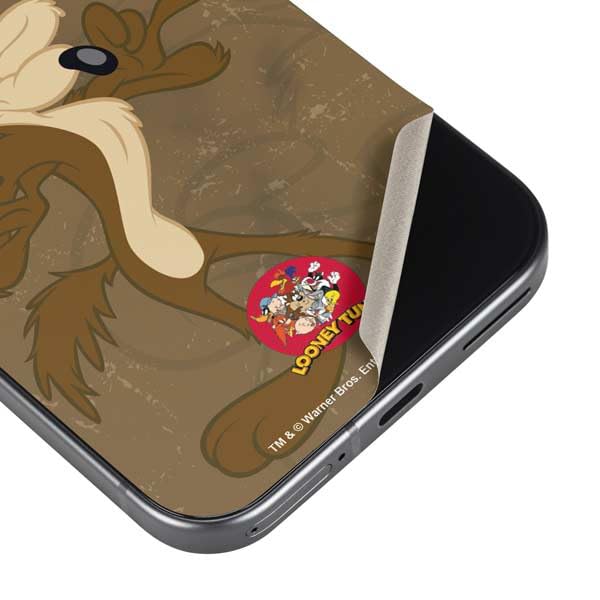 Skinit Decal Phone Skin Compatible with Google Pixel 9a - Officially Licensed Looney Tunes Wile E Coyote Double Design