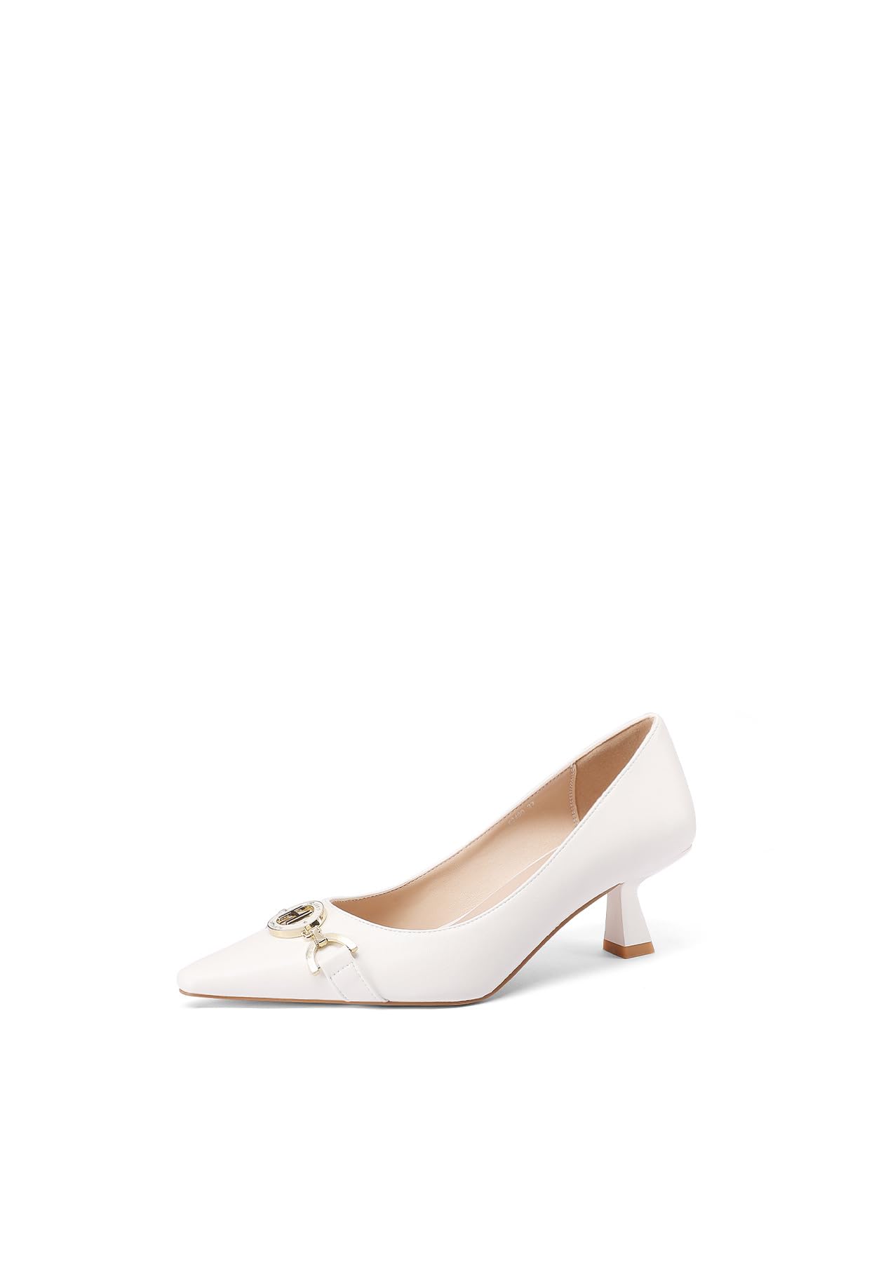 QUEEN HELENA Décolleté con Tacco Basso Scarpe a Punta Chiusa Casual Eleganti Donna K3490