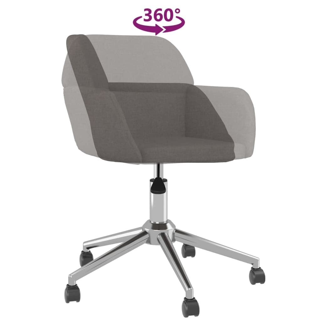 Sedie da Pranzo Girevoli 2 pz Grigio Scuro in Tessuto,Mobili,Sedie,Sedie per Cucina e Sala da Pranzo,16.9kg - 3103087