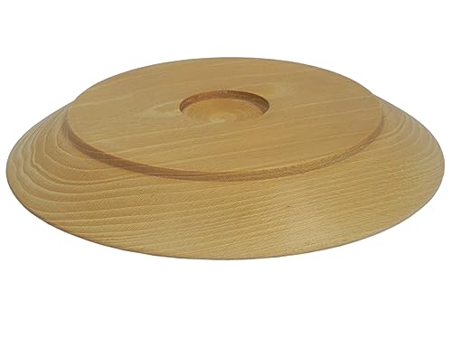 Wooden World - Wooden Decorative Plate for Serving Foods and Snacks - 30 cm - Image 4