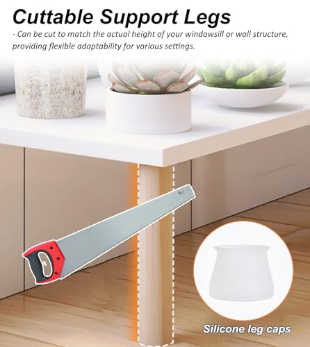Extensor de alféizar de ventana de madera para tus plantas y decoración 5