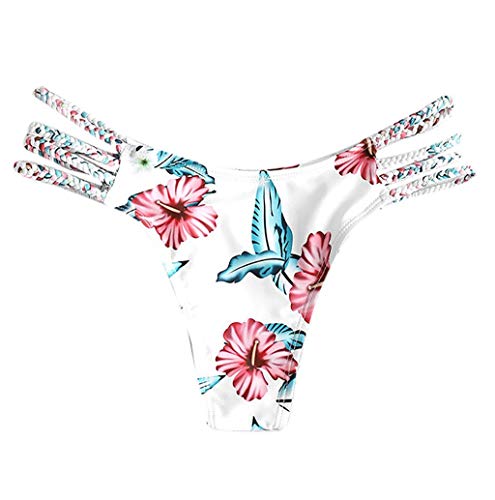 Preisvergleich Produktbild Damen Zweiteiliger Dreieck-Bikini, gepolsterter Triangel Oberteil und Drucken Bikinihose Badeanzug Wassersport Geteilter Badeanzug von TWBB