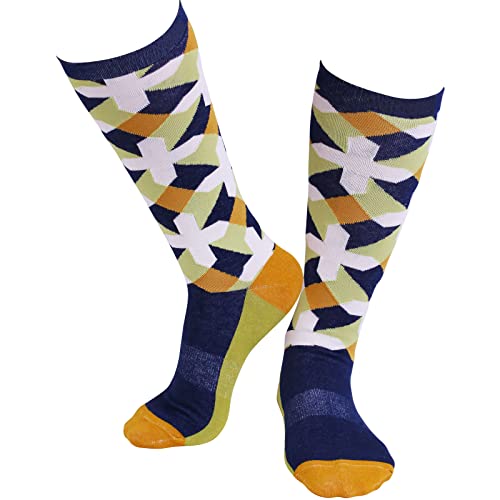 Harrison Howard 2 Pairs Premium Quality Equestrian Riding Socks for Horse Riding &Tall Boot Knee High Socks for Women