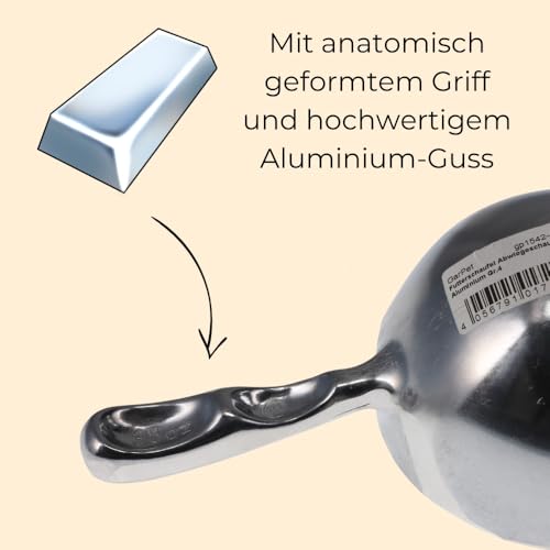2er Set Futterschaufel Aluminium 1200 ml Mehlschaufel Eisschaufel Abwiegeschaufel Sackschaufel Getreideschaufel Schaufel Metall