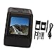 Filmscanner 2-Zoll-Bildschirm-Diascanner Konvertiert 135 126 110 8-mm-Dias in 12 MP JPG-Digitalfoto-Negativscanner, Hochauflösendes Bild, Mehrere Filmgrößenoptionen, Schnelles