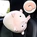 OLOEY Cartoon U-Form Auto Neck Kissen Memory Foam Transformator Kopfstütze Unterstützung Rest Flugzeug Reisekissen Schwein