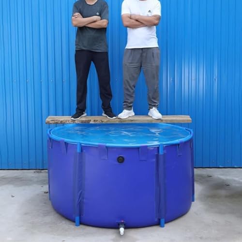 Piscine hors sol ronde en toile ultra résistante pour carpes koïs