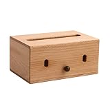 Betty & Co Holz Rechteck Tissue Box Holder Tissue Cover für Tabelle - Tissue-Halter für Kinder, Serviettenspender, Büroartikel, Buche (größe : 21.5×13.5×10.5cm)