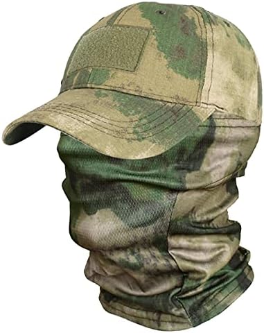 QMFIVE Tactical Baseball cap, Multicolor Camouflage Sunscreen Chapeau Hat for Airsoft Paintball Climb Camping Hunting Outdoor