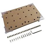 Doesbot CNC MDF Spoilboard for 3018 CNC Router Machine, Size 30 x 18 x 1.2CM, 24 screw holes (M6 × 1)