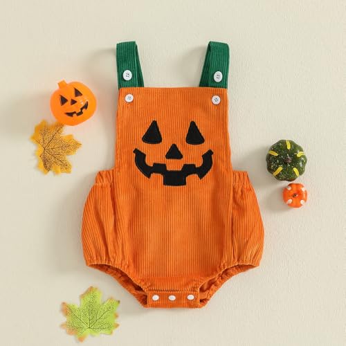 YINGISFITM My First Thanksgiving Baby Boy Outfit Newborn Turkey Onesie Bubble Romper Corduroy Overalls Thanksgiving Clothes3
